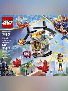 NEW BUMBLEBEE HELICOPTER super hero girls lego friends set legos DC heroes